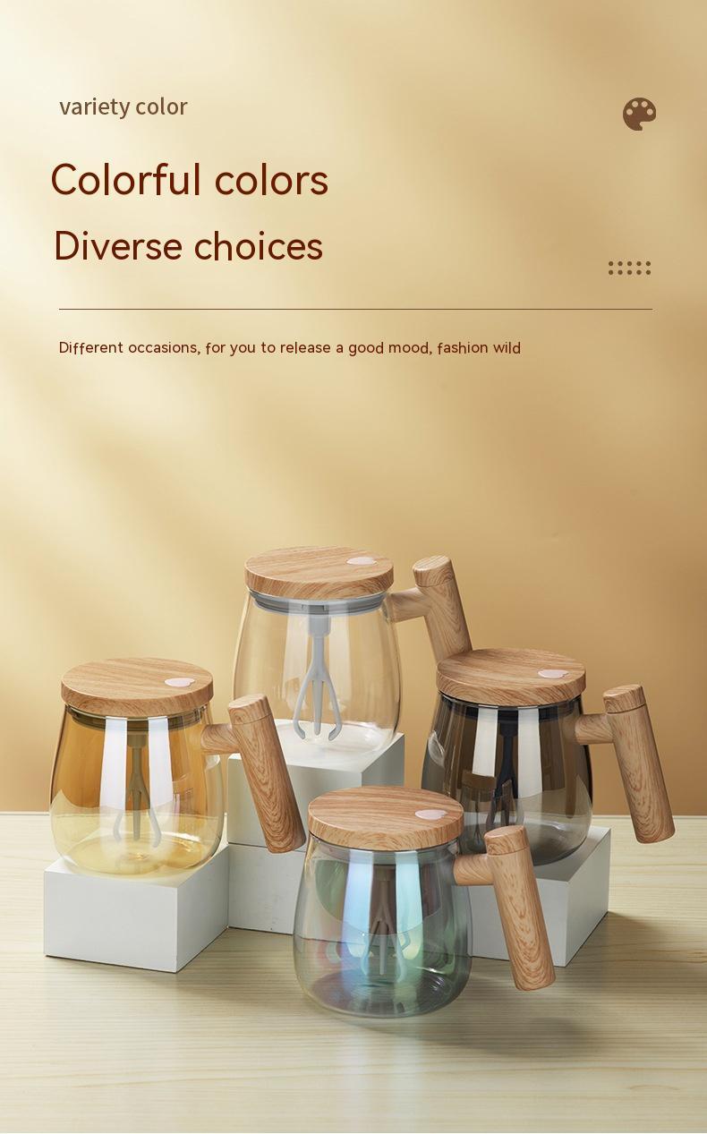 LunaBrew (400ml) Self-Stirring Coffee Mug [Fast Automatic]